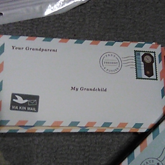 NWT letters to my grandchild time capsule book of 12 envelopes & letters. - Picture 8 of 10